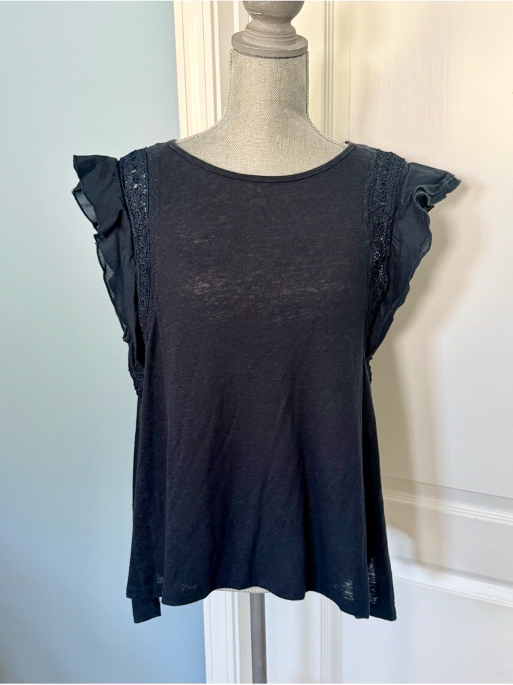 Jessica Simpson Navy Lightweight Casual Top, sz XL